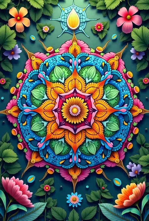 Paint by Numbers – Colourful Mandala
