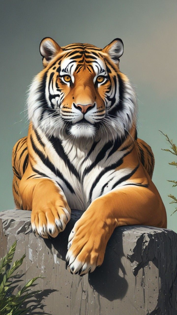 Paint by Numbers – Painting Powerful Tiger