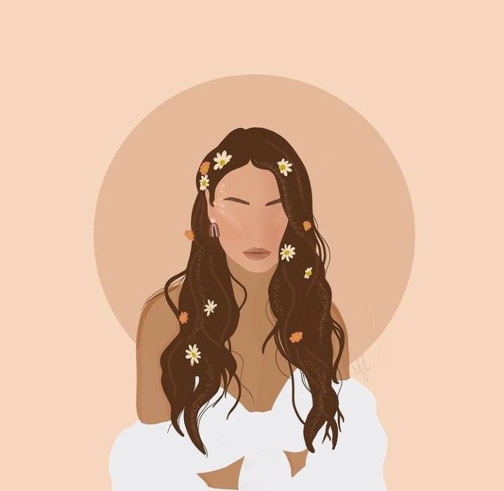 Paint by Numbers – Boho Woman with Flowers in Hair