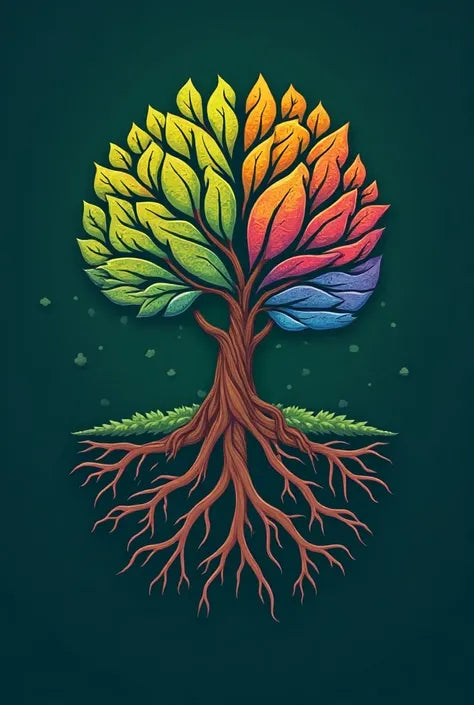 Paint by Numbers – Rainbow Tree