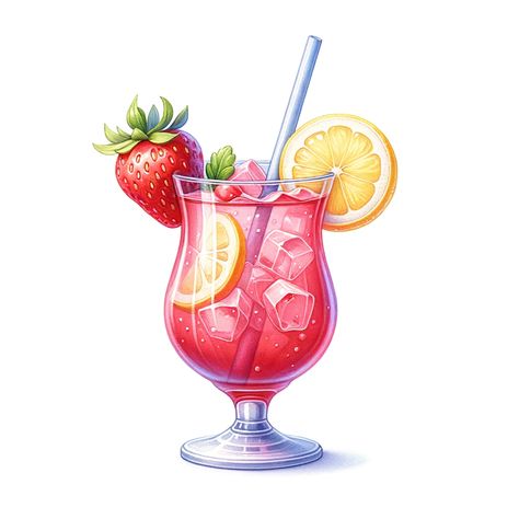 Paint by Numbers – Strawberry Cocktail
