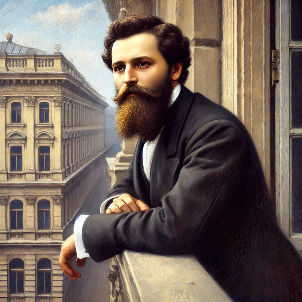 Paint by Numbers – Theodor Herzl on the Balcony