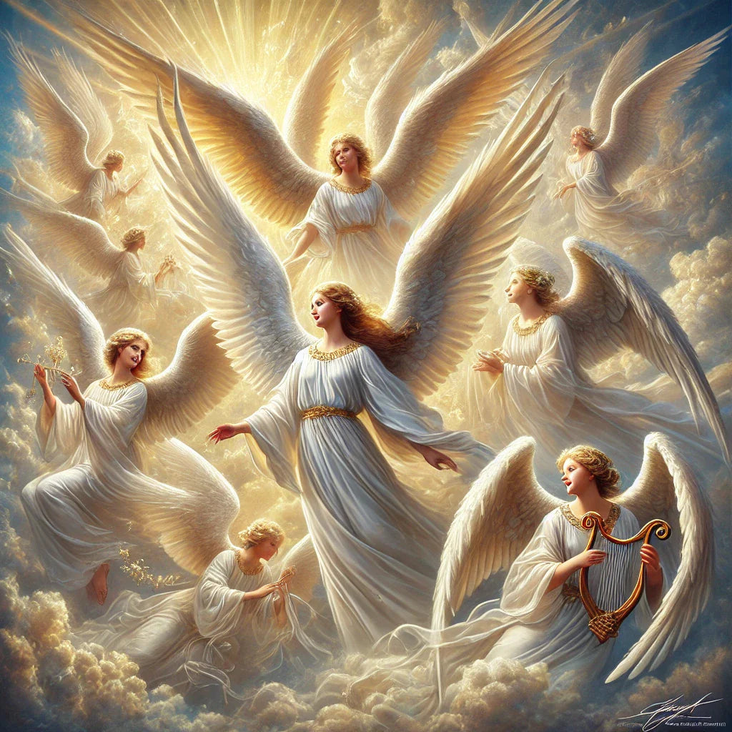 Paint by Numbers – Majestic Angels Scene