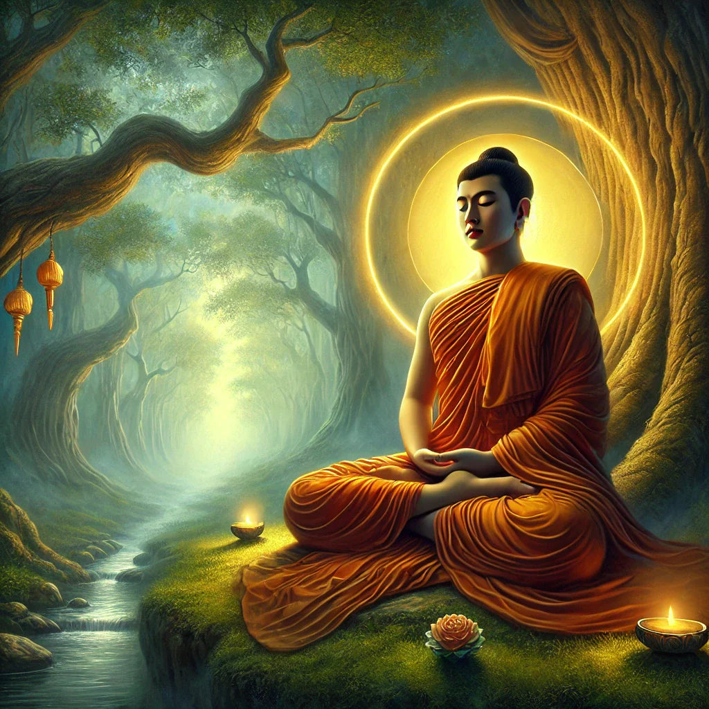 Paint by Numbers – Buddhist Figure in Meditation