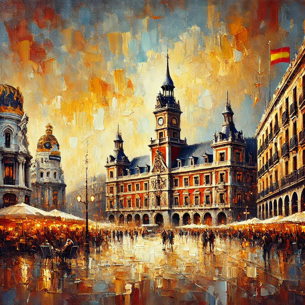 Paint by Numbers – Plaza Mayor Madrid