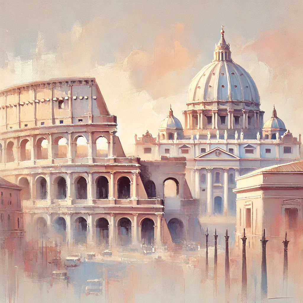 Paint by Numbers – Rome with a Touch of the Past