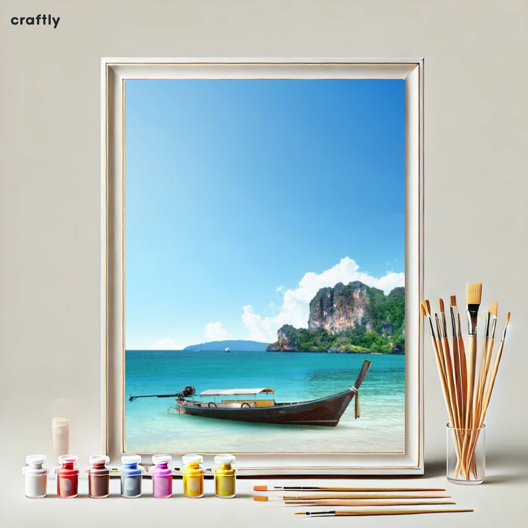 Paint by Numbers – Dreamy Tropical Beach