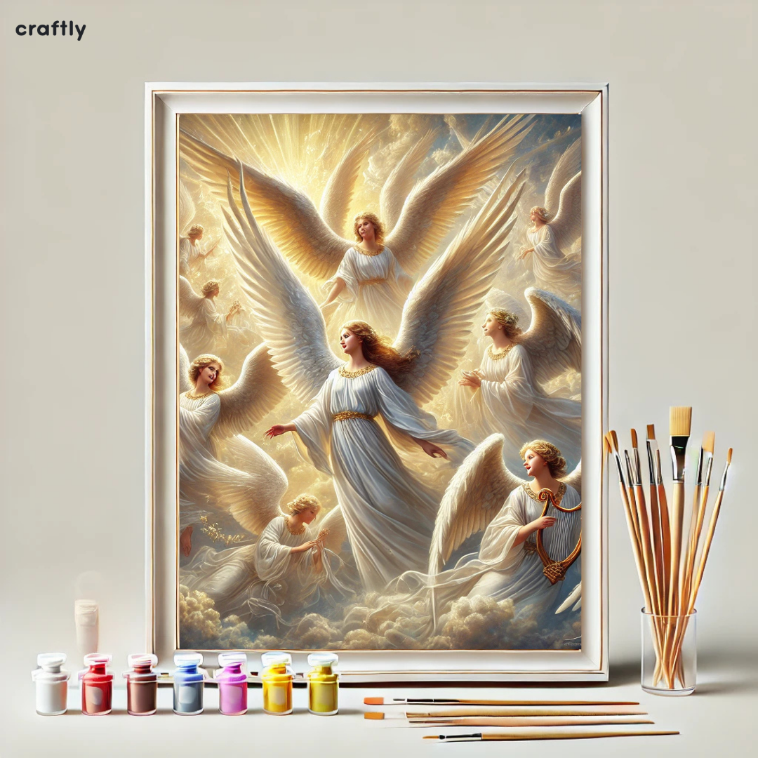 Paint by Numbers – Majestic Angels Scene