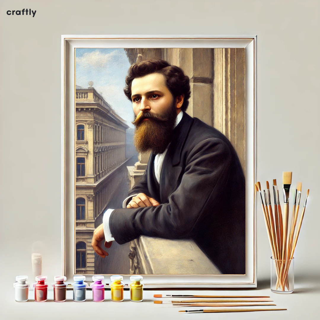Paint by Numbers – Theodor Herzl on the Balcony