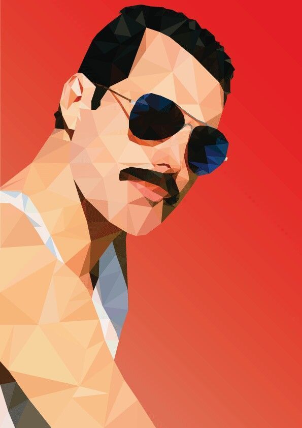 Paint by Numbers – Freddie Mercury in Red