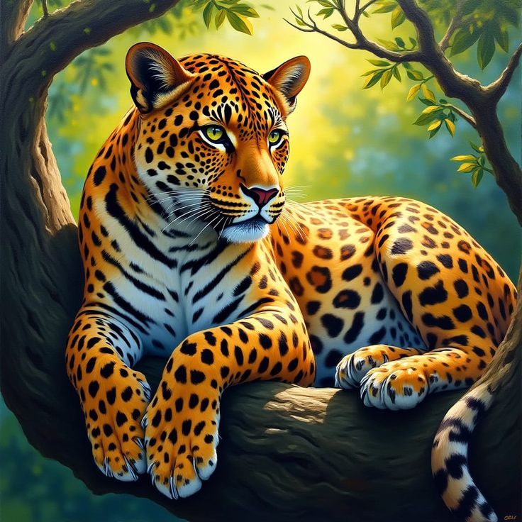 Paint by Numbers – Tiger in the Enchanted Forest