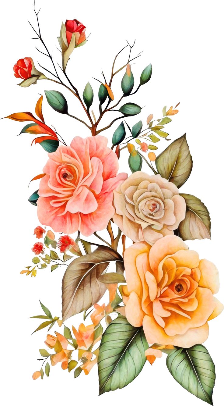 Paint by Numbers – Soft Roses