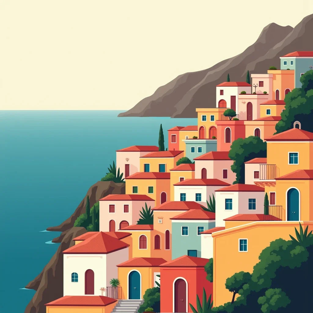 Paint by Numbers – Cliffside Village