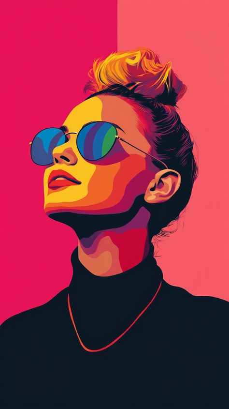 Paint by Numbers – Pop Art Woman with Sunglasses