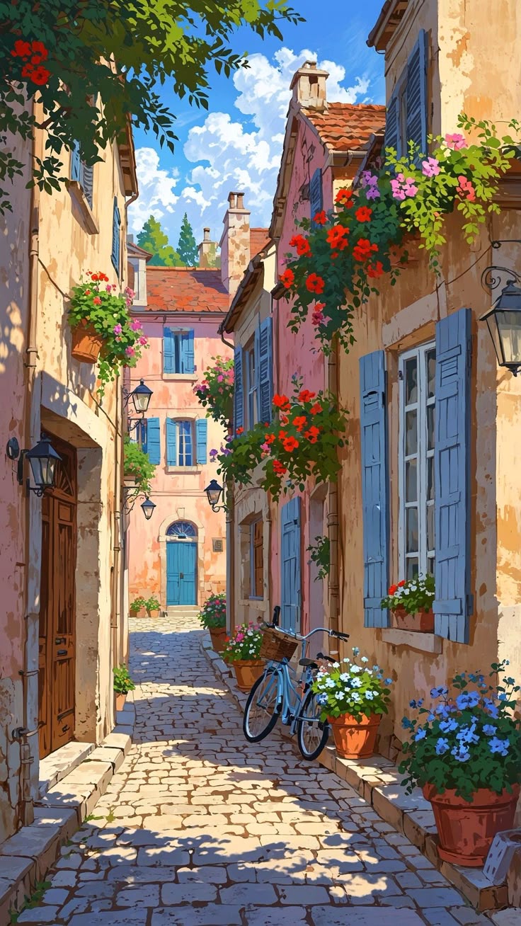 Paint by Numbers – Flower Alley in Europe