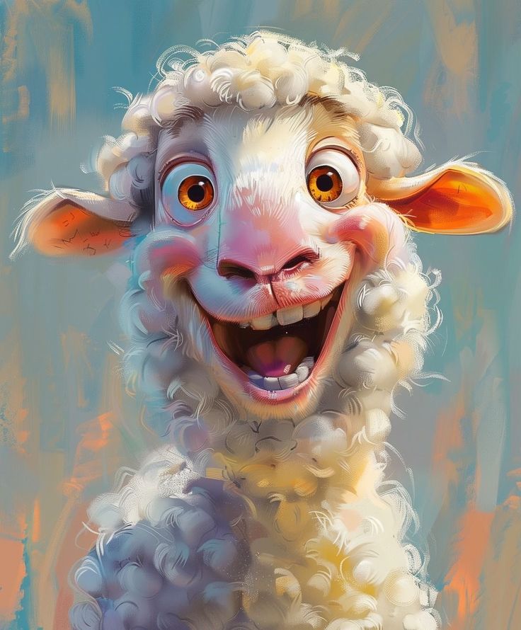 Paint by Numbers – Cute Sheep