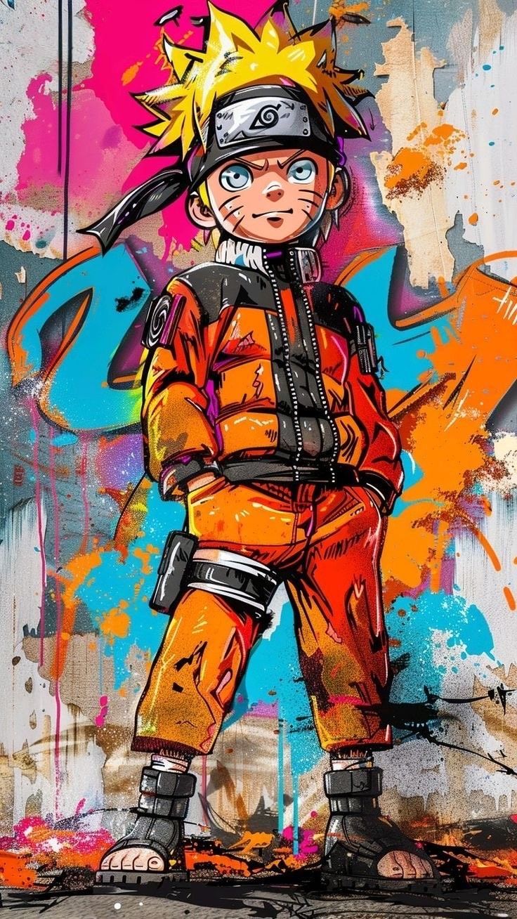 Paint by Numbers – Graffiti Naruto