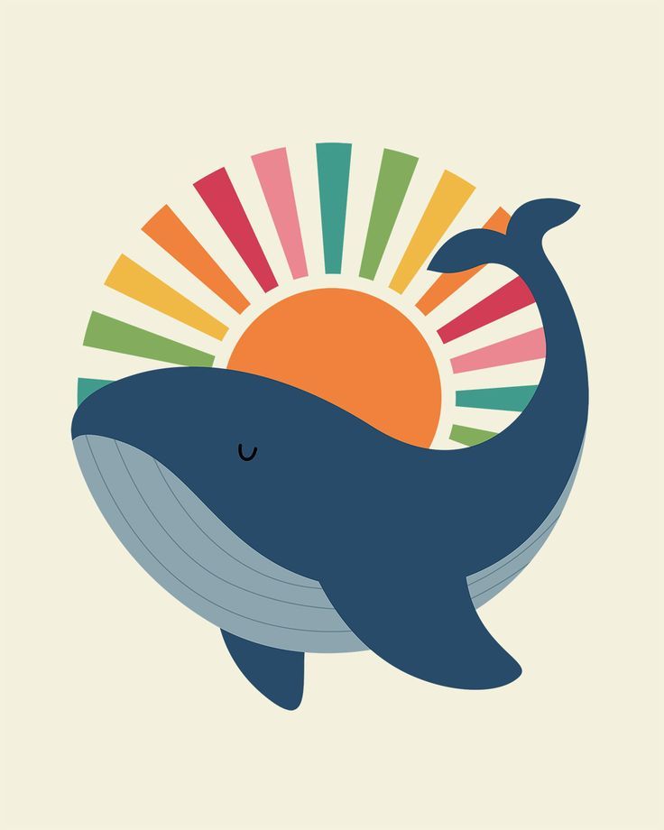 Paint by Numbers – Whale with Sun