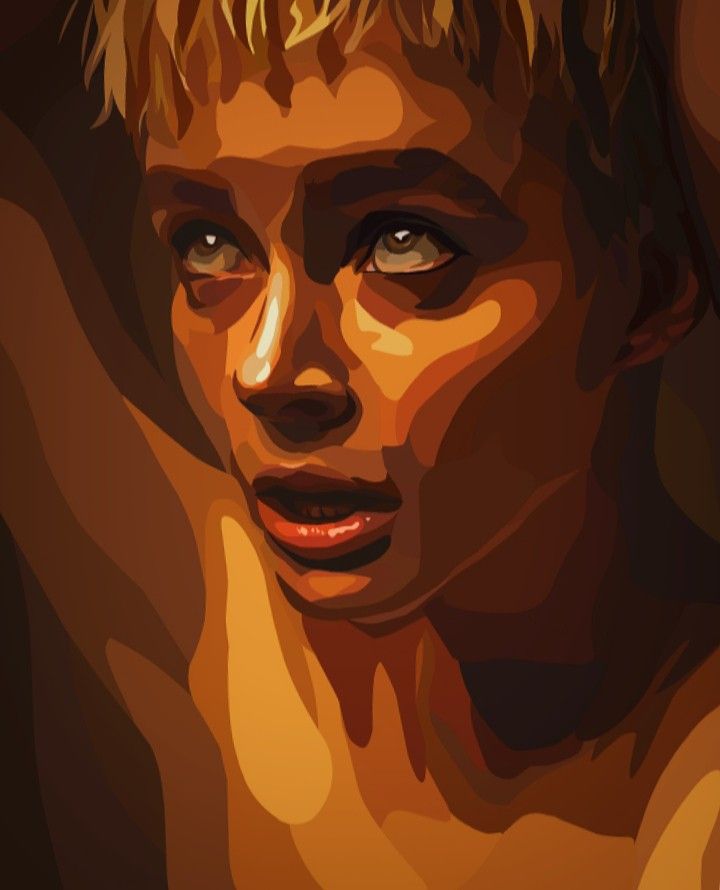Paint by Numbers – Realistic Artistic Portrait