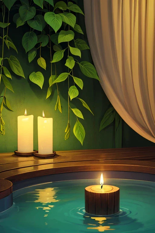 Paint by Numbers – Candles in a Natural Bath