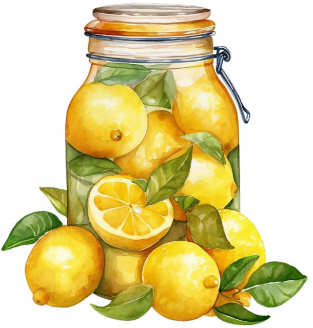 Paint by Numbers – Lemons in a Jar