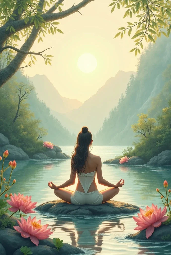 Paint by Numbers – Meditation at the Lotus Lake