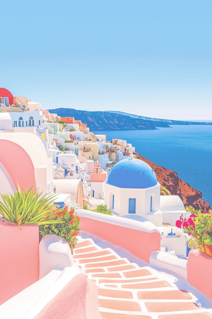 Paint by Numbers – Charming Greek Village