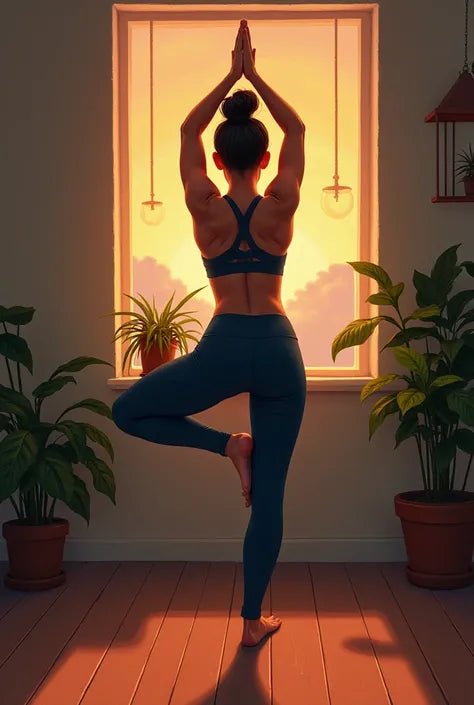 Paint by Numbers – Yoga at Sunset