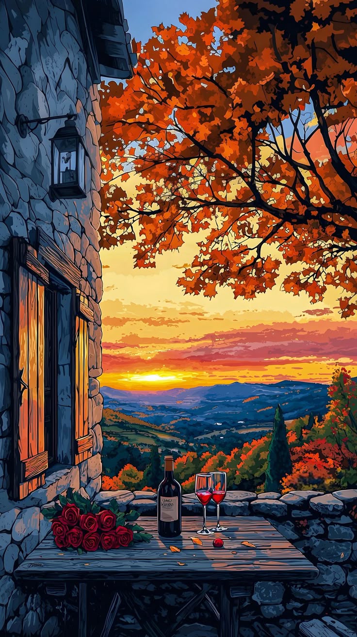 Paint by Numbers – Countryside and Wine