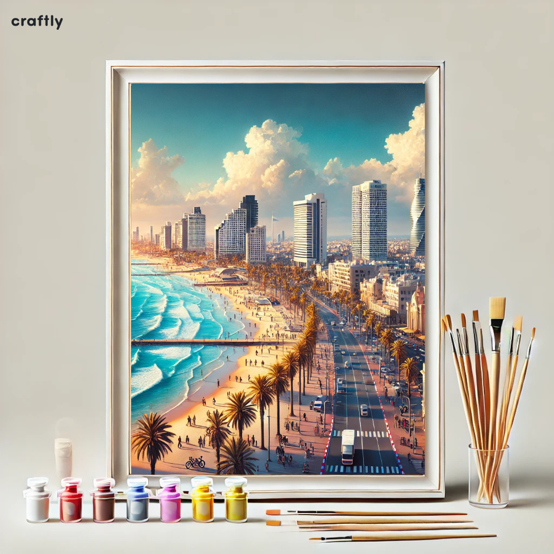 Paint by Numbers – Tel Aviv Promenade