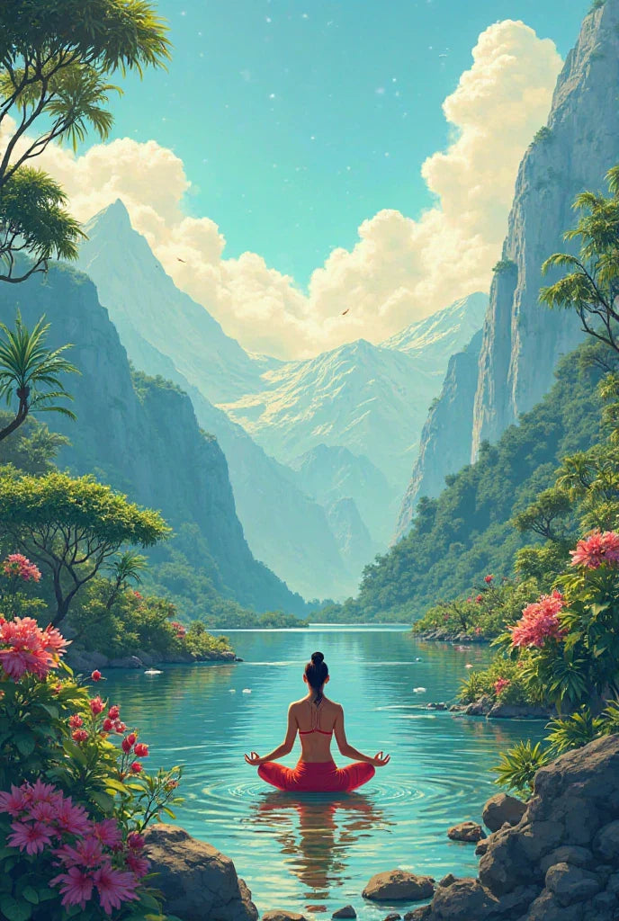 Paint by Numbers – Peace at the Mountain Lake