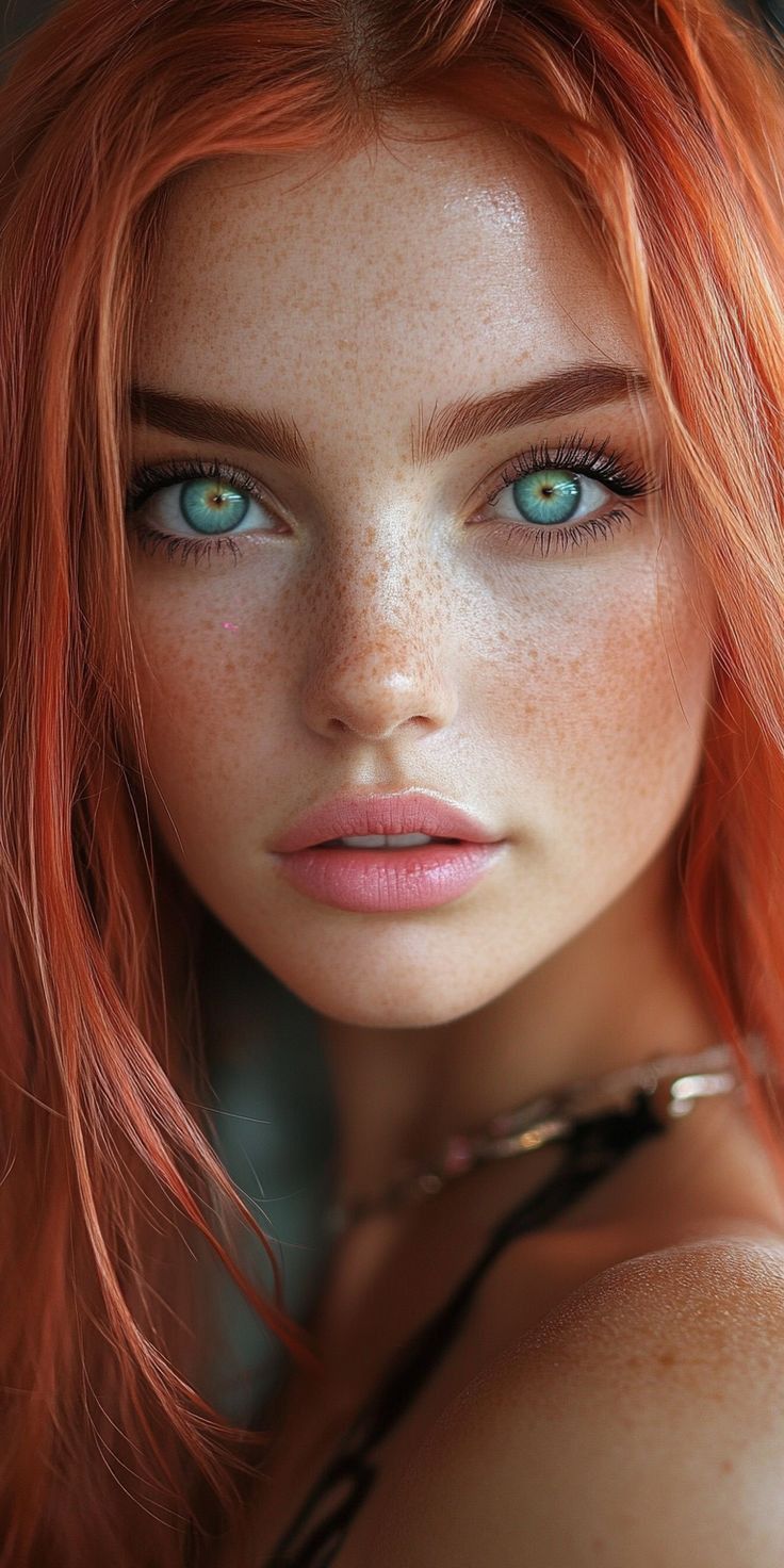 Paint by Numbers – Portrait of Redhead Woman