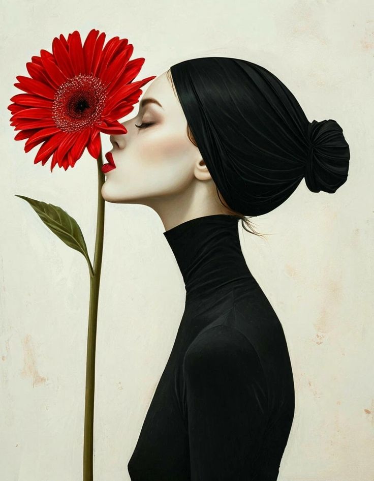 Paint by Numbers – Red Flower
