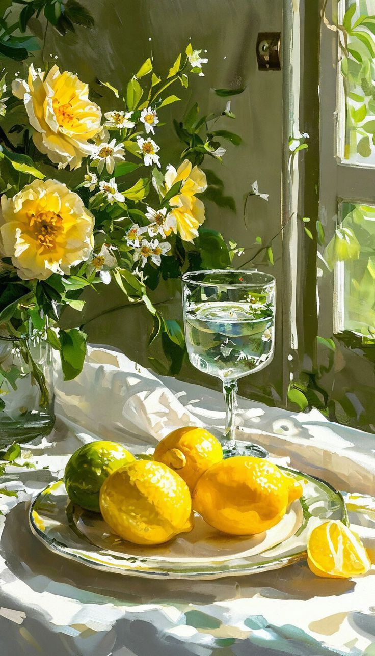 Paint by Numbers – Lemons in the Sunlight