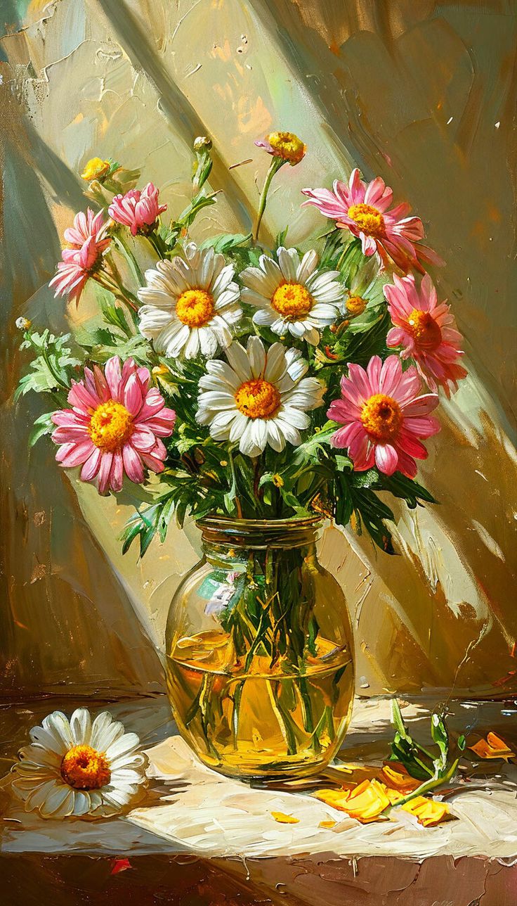 Paint by Numbers – Daisies in the Sun
