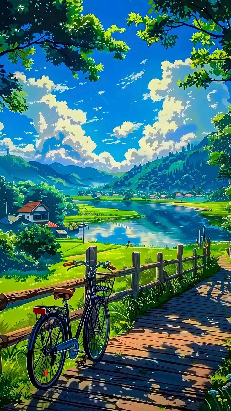 Paint by Numbers – Nature Bike Path