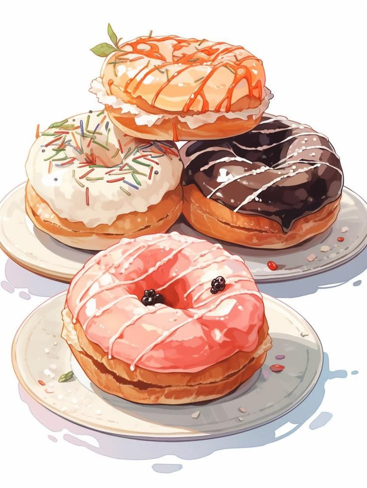 Paint by Numbers – Decorated Donuts