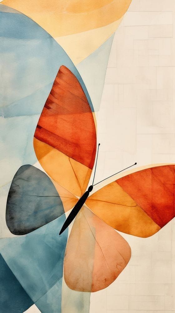 Paint by Numbers – Artistic Butterfly in Watercolour