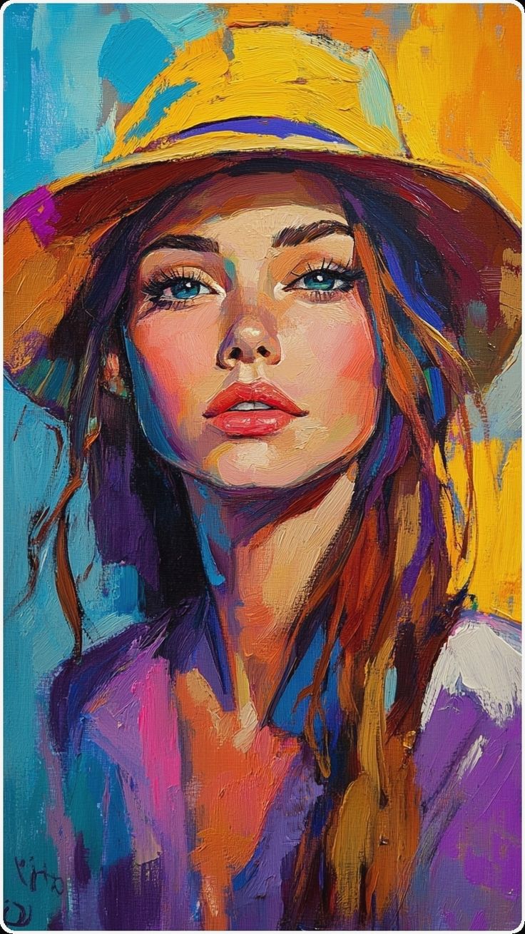 Paint by Numbers – Woman in a Hat