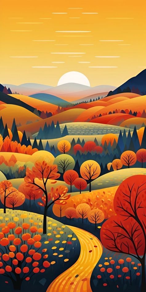 Paint by Numbers – Stunning Autumn Landscape