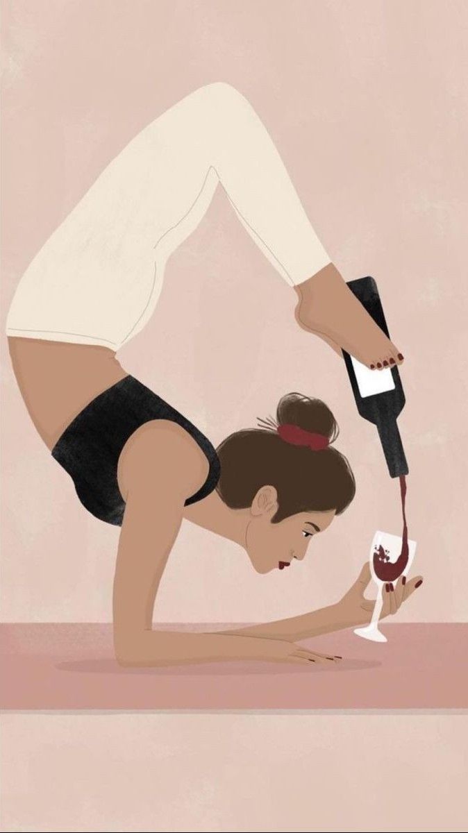 Paint by Numbers – Yoga with a Glass of Wine