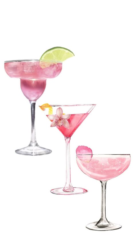 Paint by Numbers – Pink Cocktails