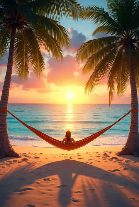 Paint by Numbers – Hammock at Sunrise