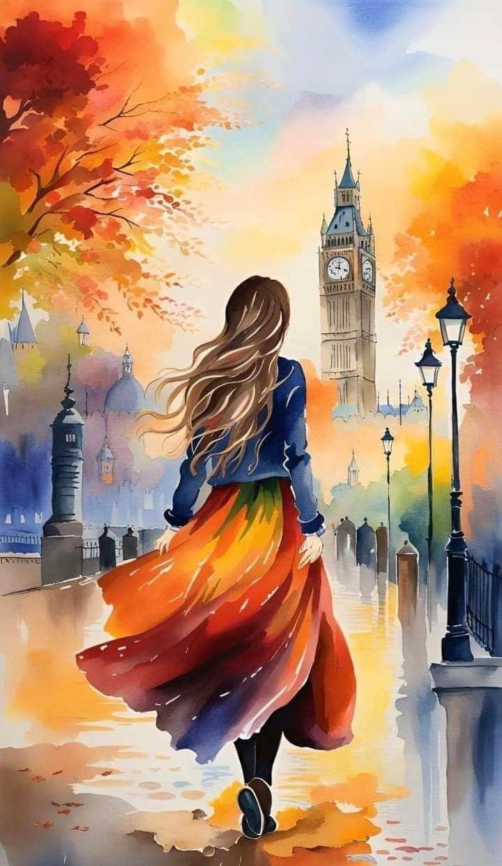 Paint by Numbers – Autumn Walk in London