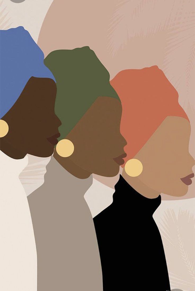 Paint by Numbers – Three Women with Headwraps