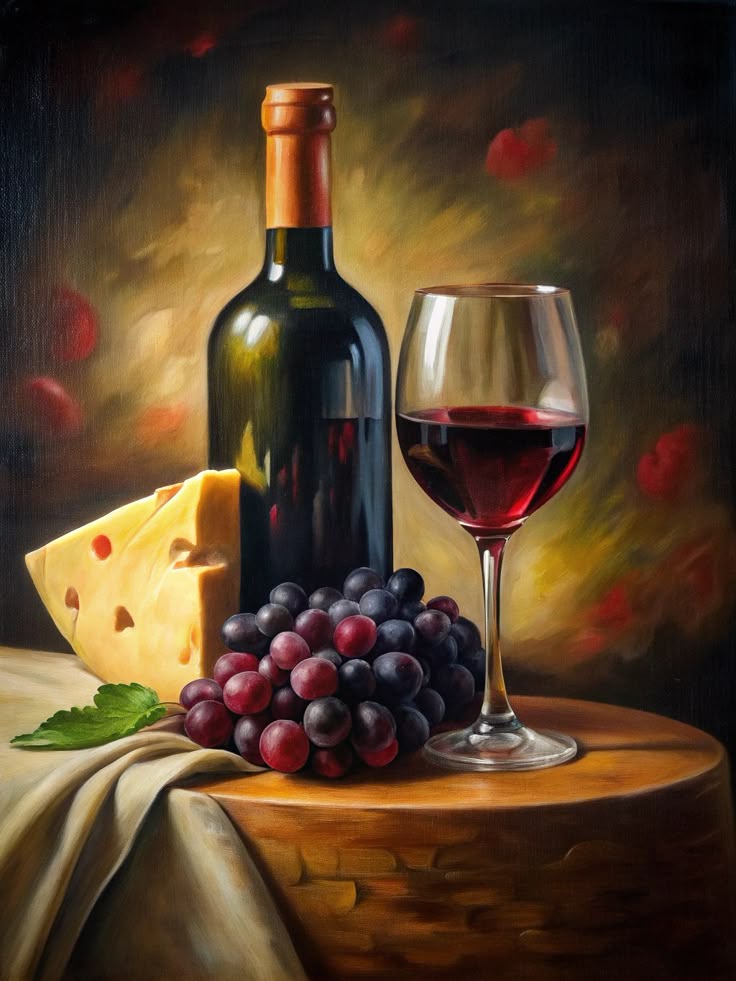 Paint by Numbers – Wine and Cheese