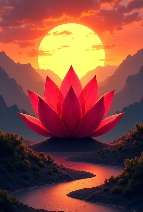 Paint by Numbers – Lotus in the Mountains